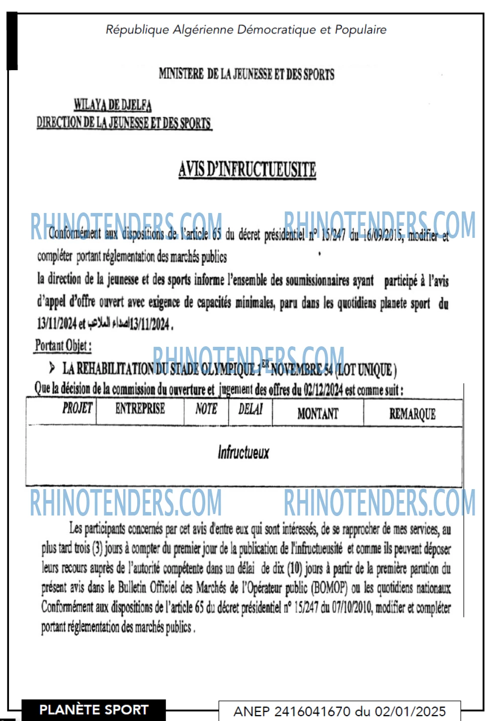 PLANETE SPORT