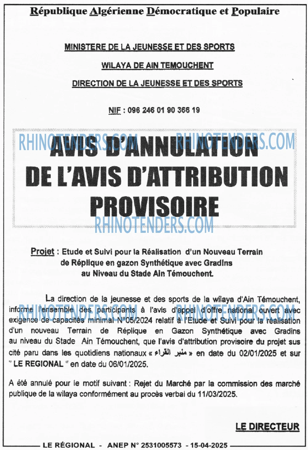 LE REGIONAL