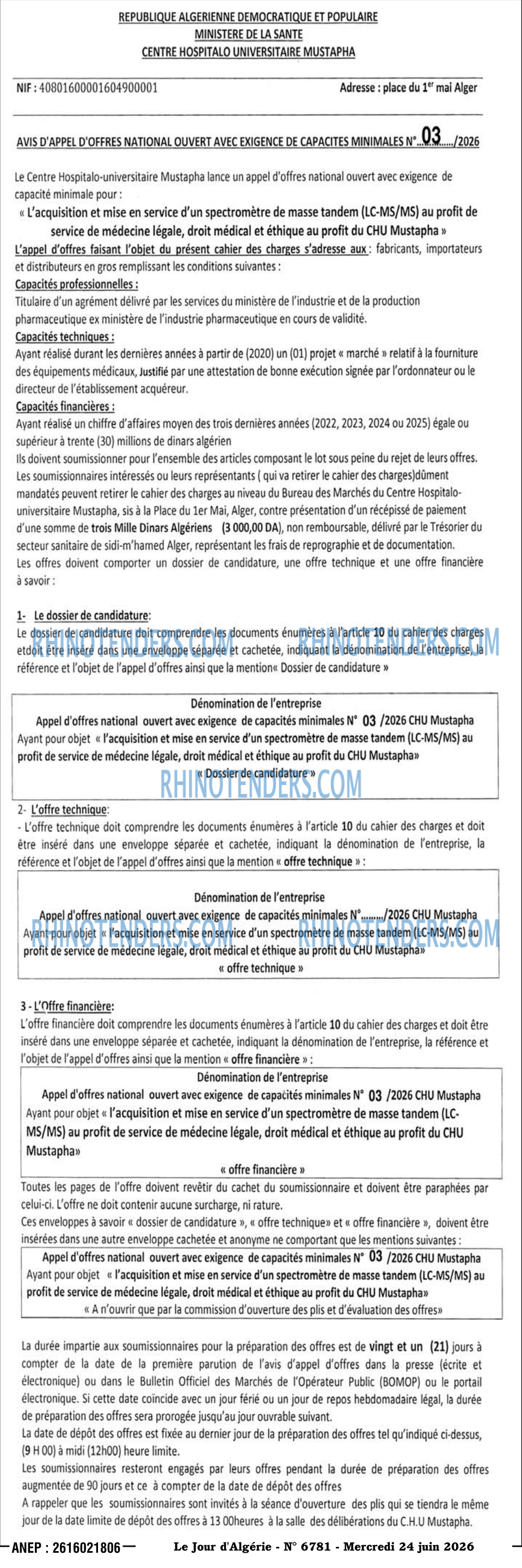 Le Jour d'Algérie