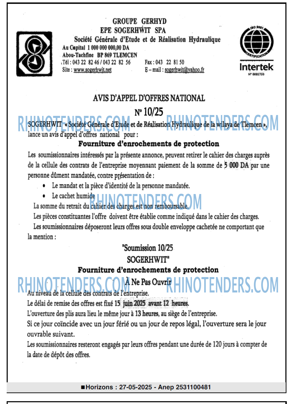 Rhinotenders