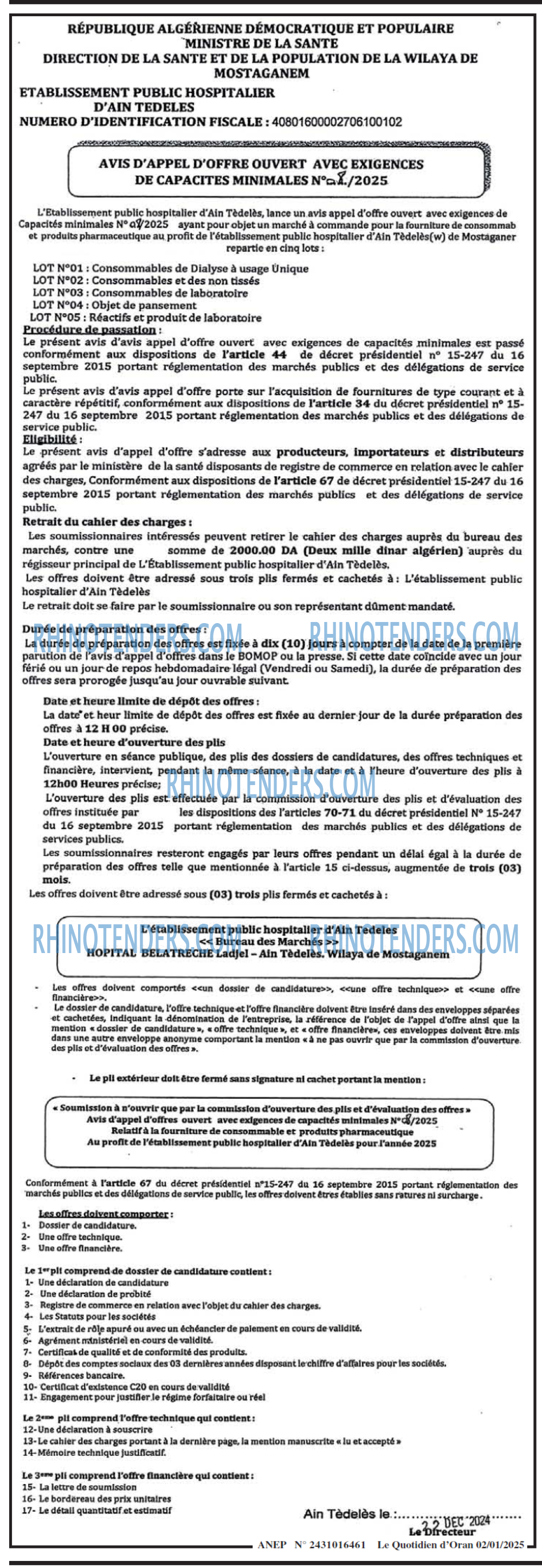 Le Quotidien d'Oran