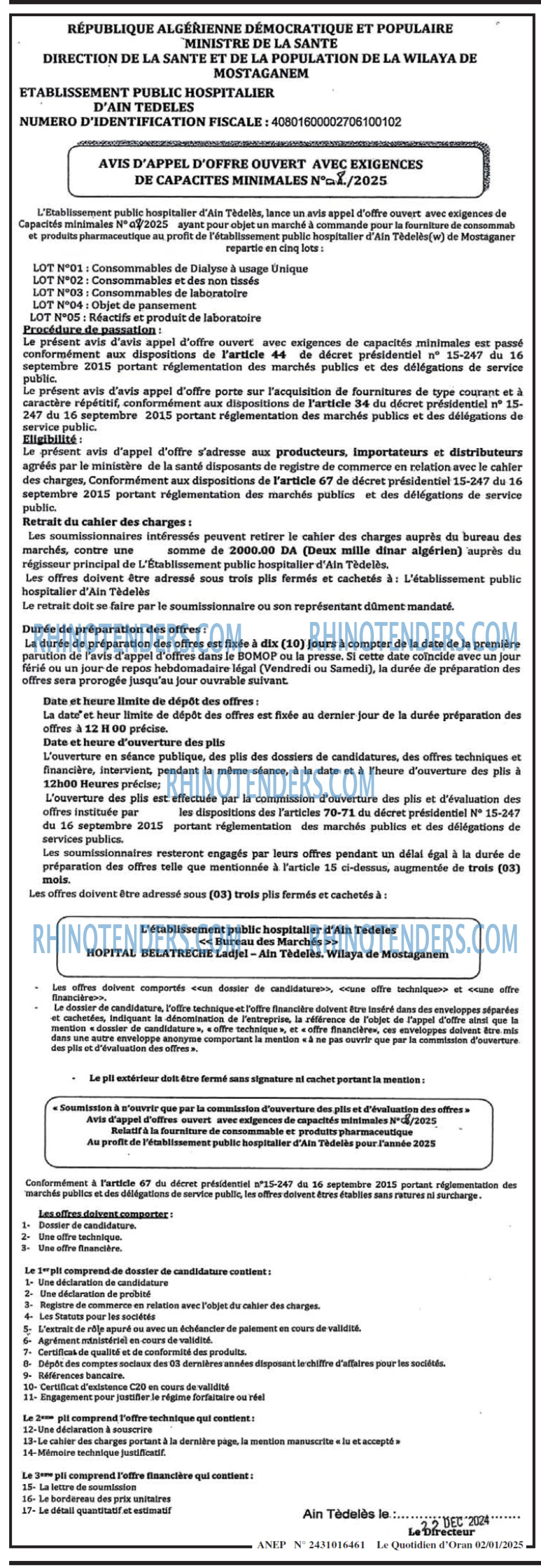 Le Quotidien d'Oran