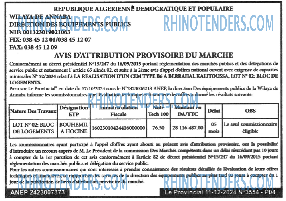 LE PROVINCIAL