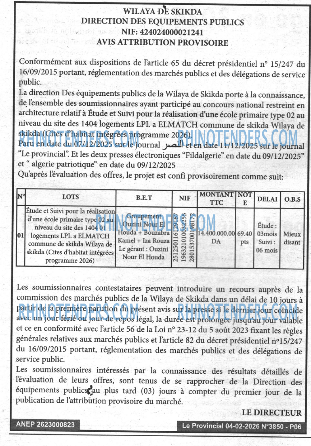 LE PROVINCIAL