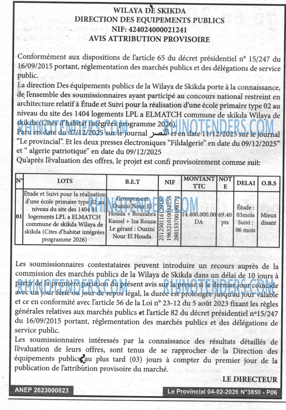 LE PROVINCIAL