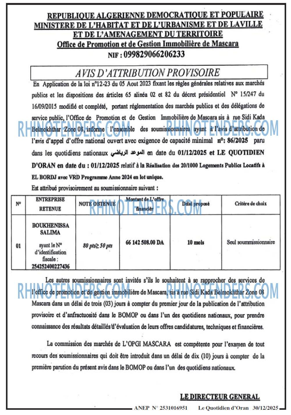 Le Quotidien d'Oran