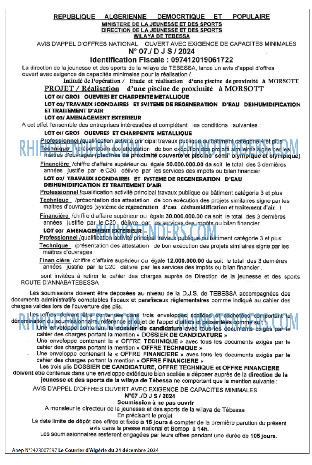 Le Courrier d'Algerie