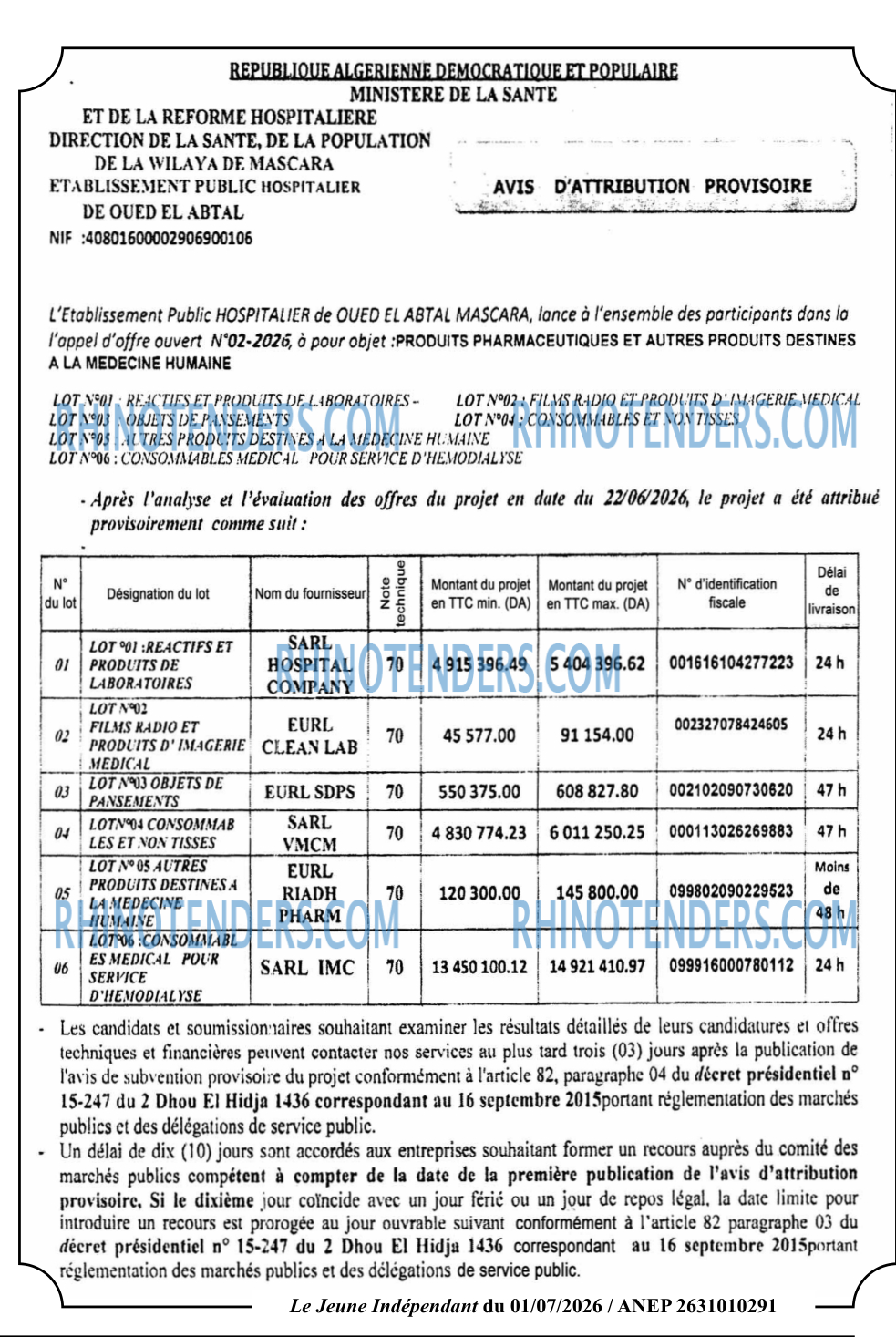 Le jeune indépendant