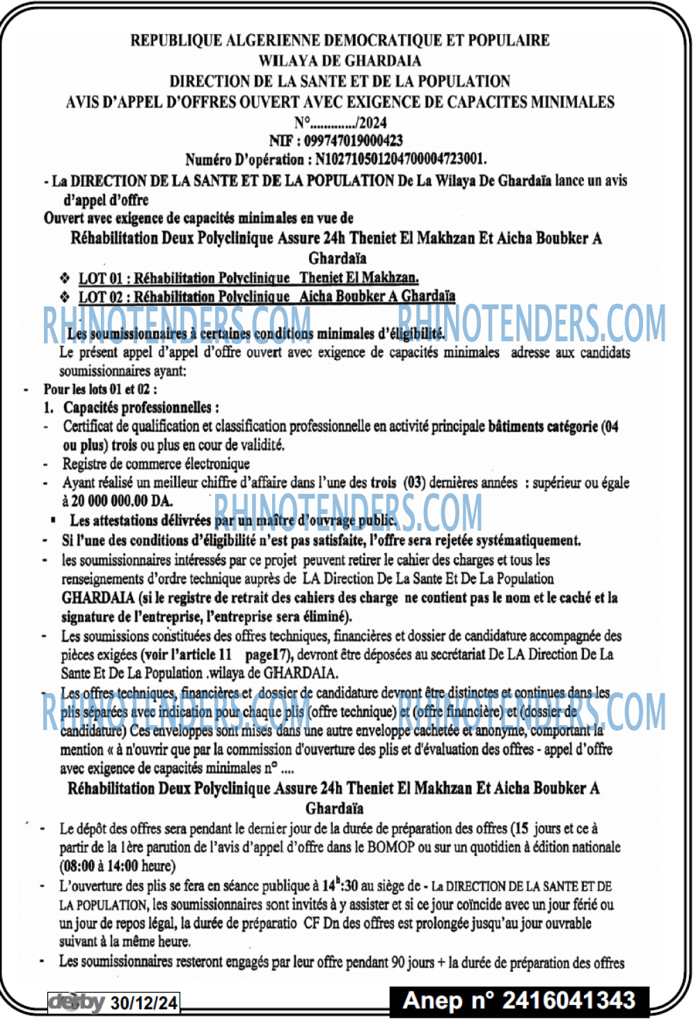 LE SOIR D'ALGERIE