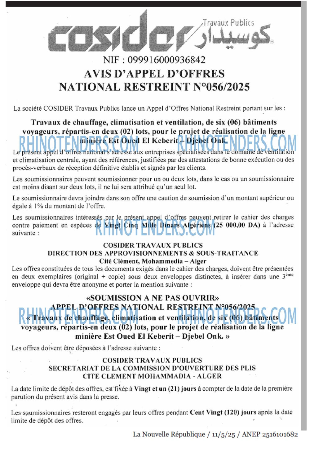 NOUVELLE REPUBLIQUE