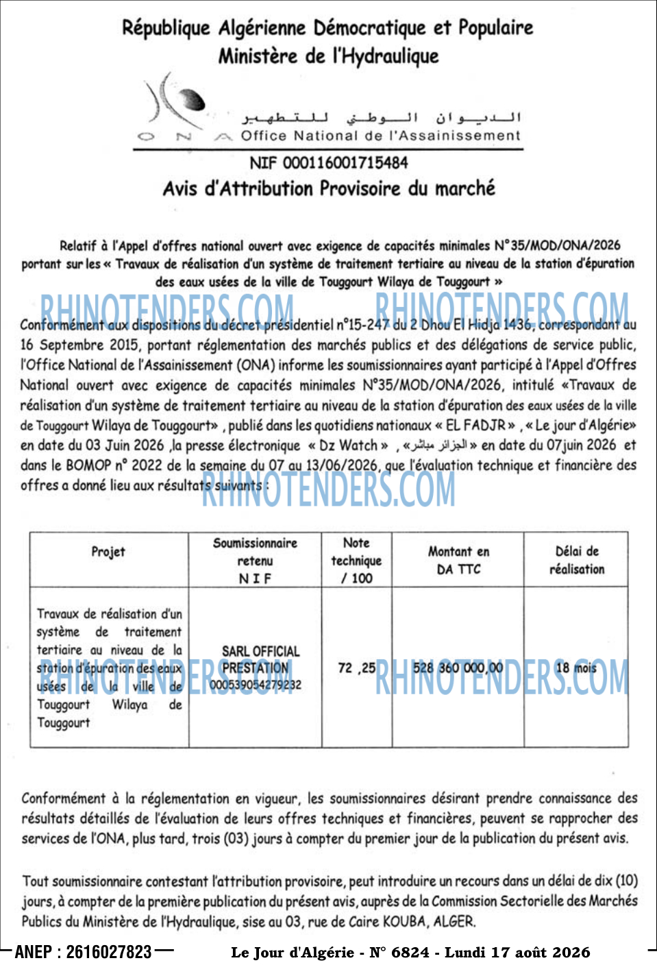 Le Jour d'Algérie