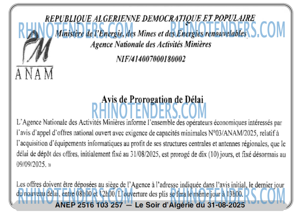 LE SOIR D'ALGERIE