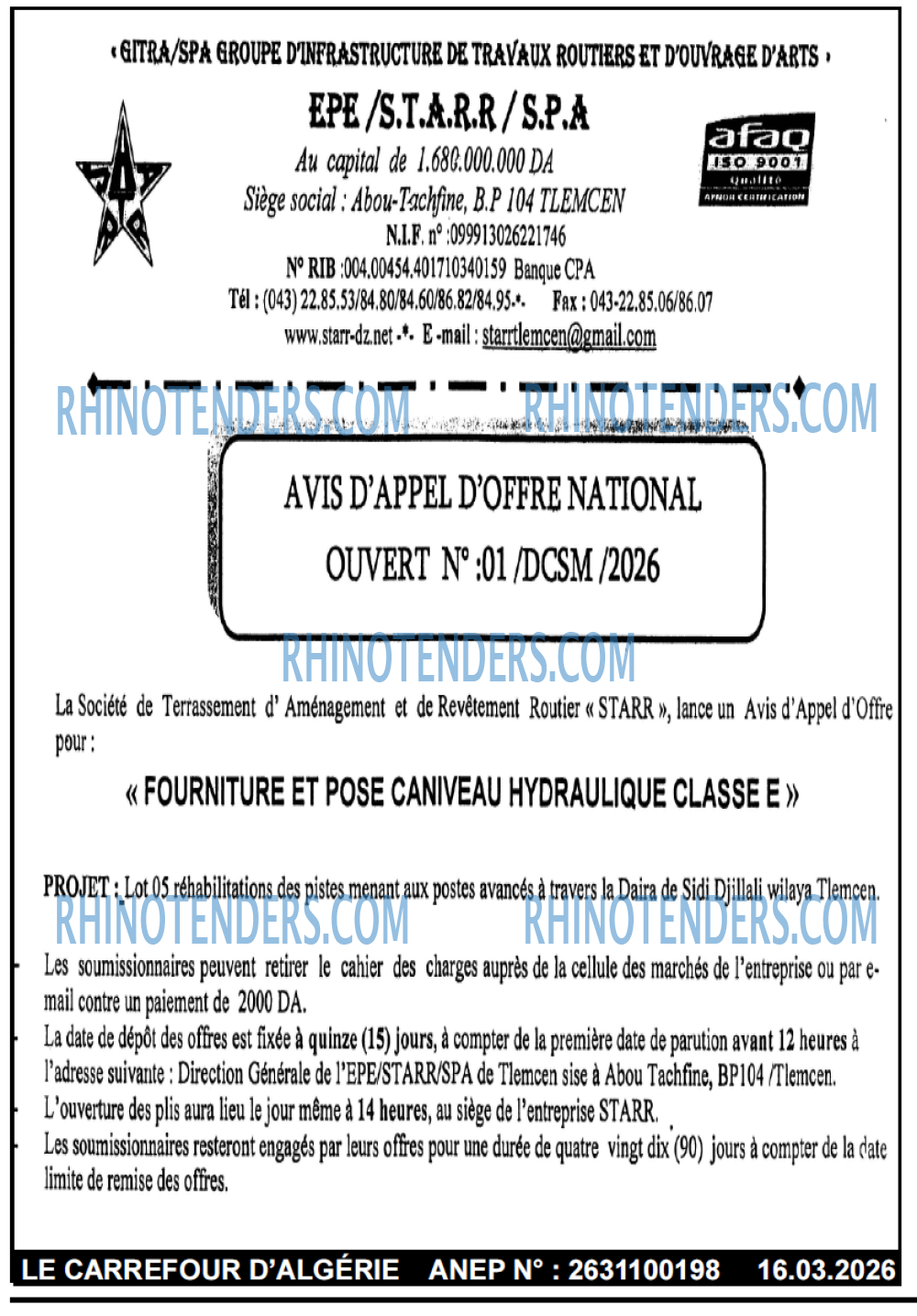 Le Carrefour d'Algérie