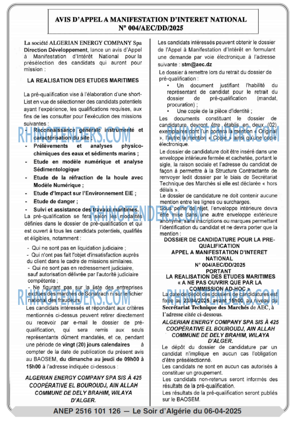 Le Jour d'Algérie