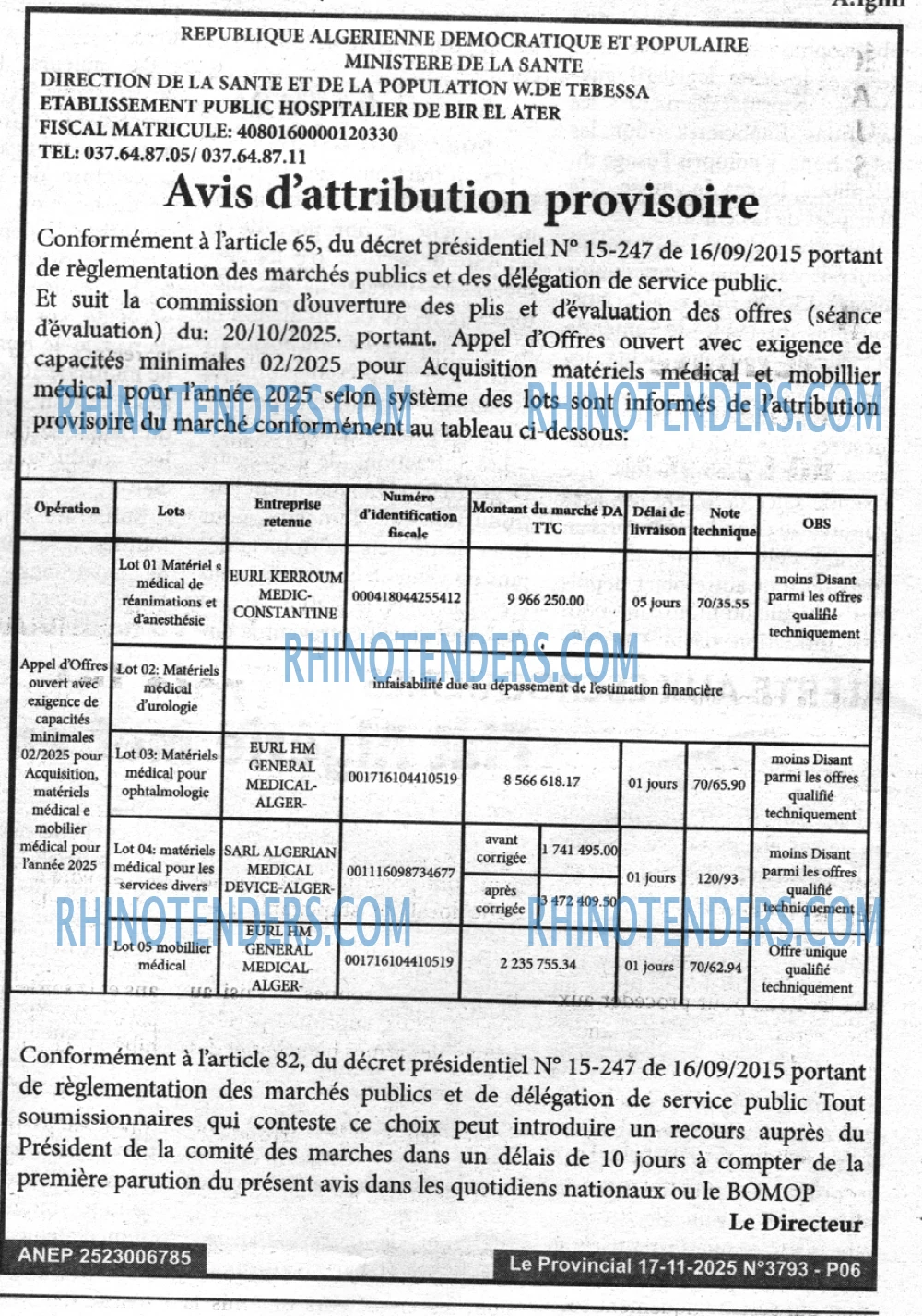 LE PROVINCIAL