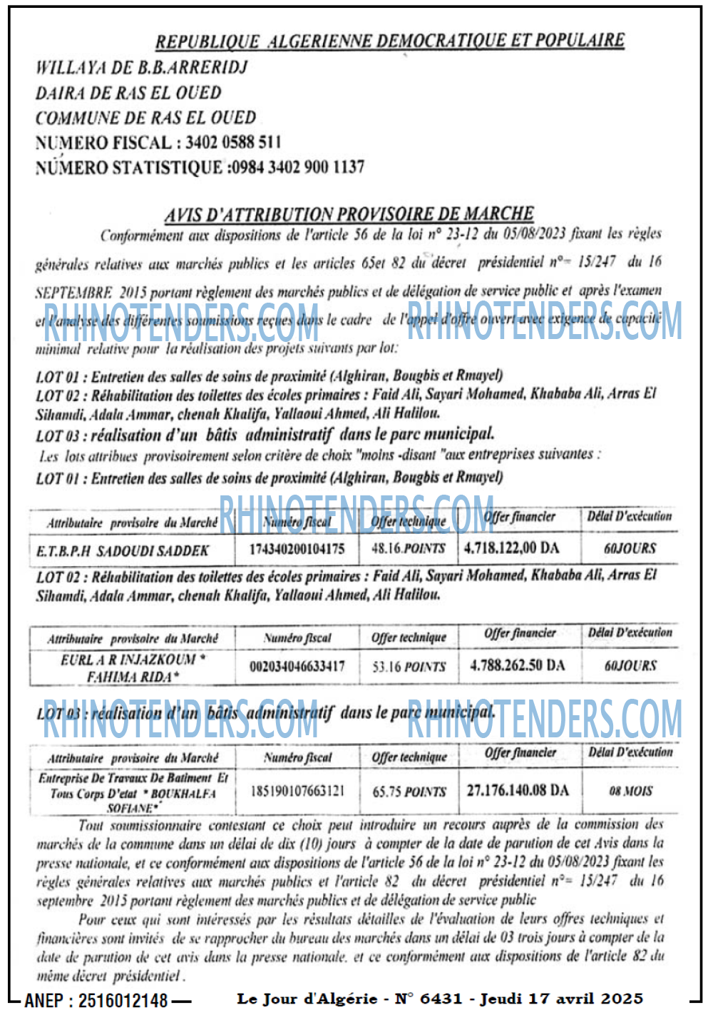 Le Jour d'Algérie