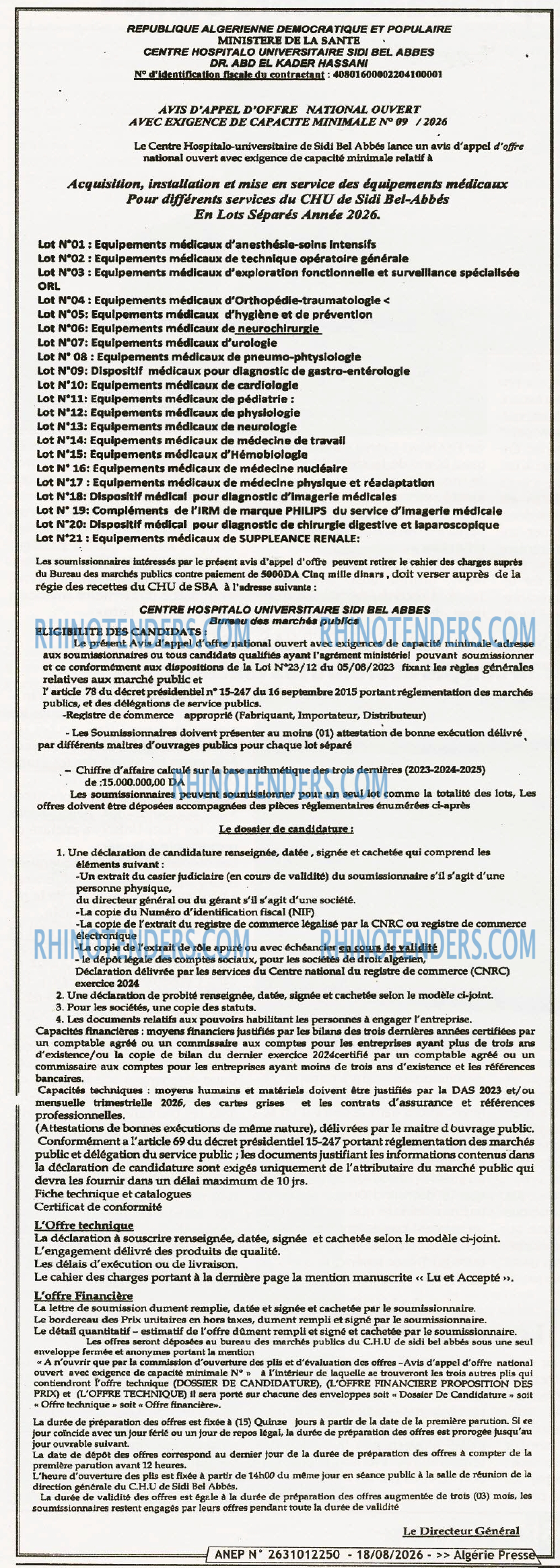 ALGERIE PRESSE