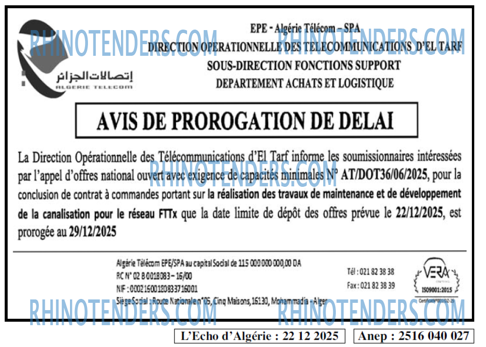 L'ECHO D'ALGERIE