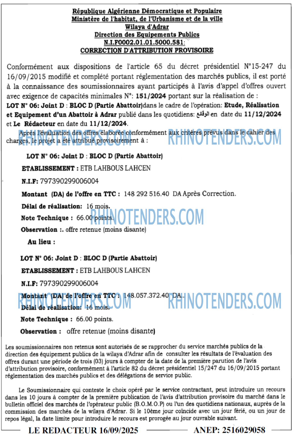 LE REDACTEUR
