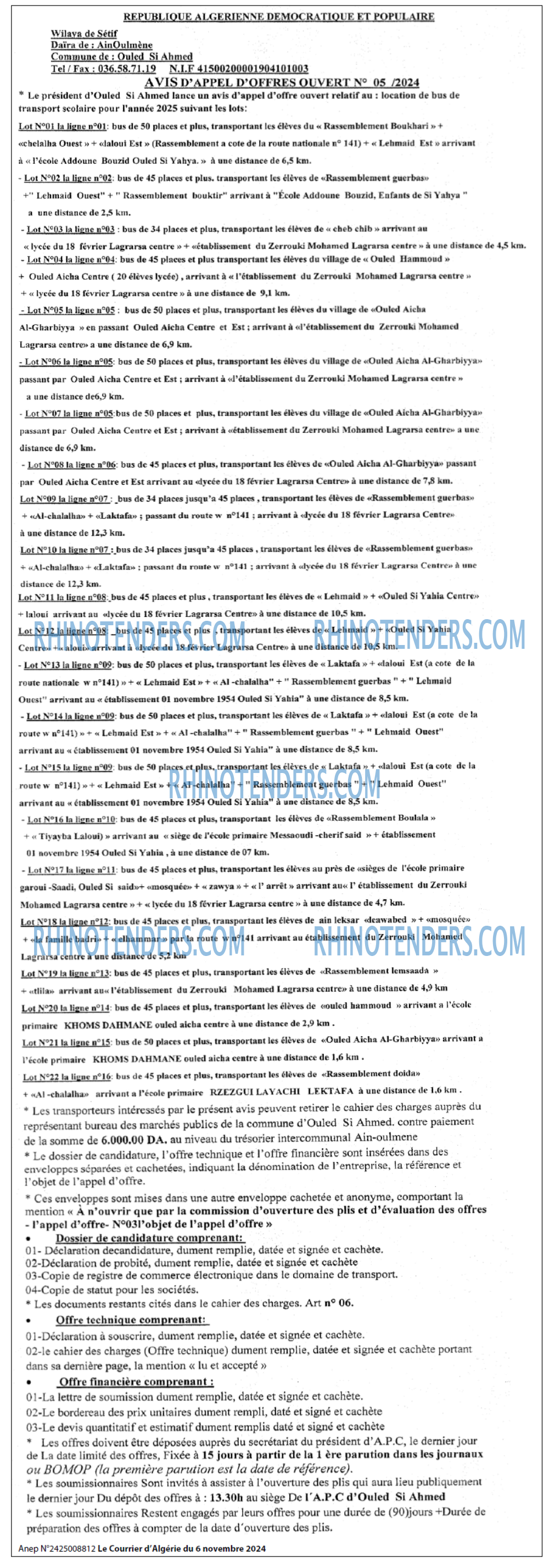 Le Courrier d'Algerie