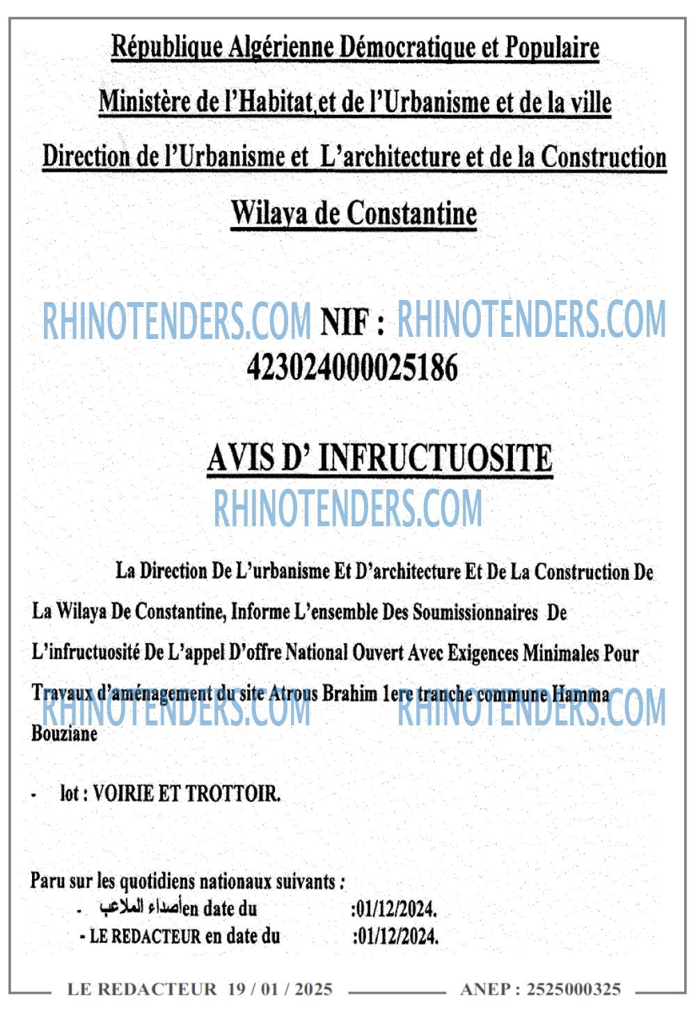 LE REDACTEUR