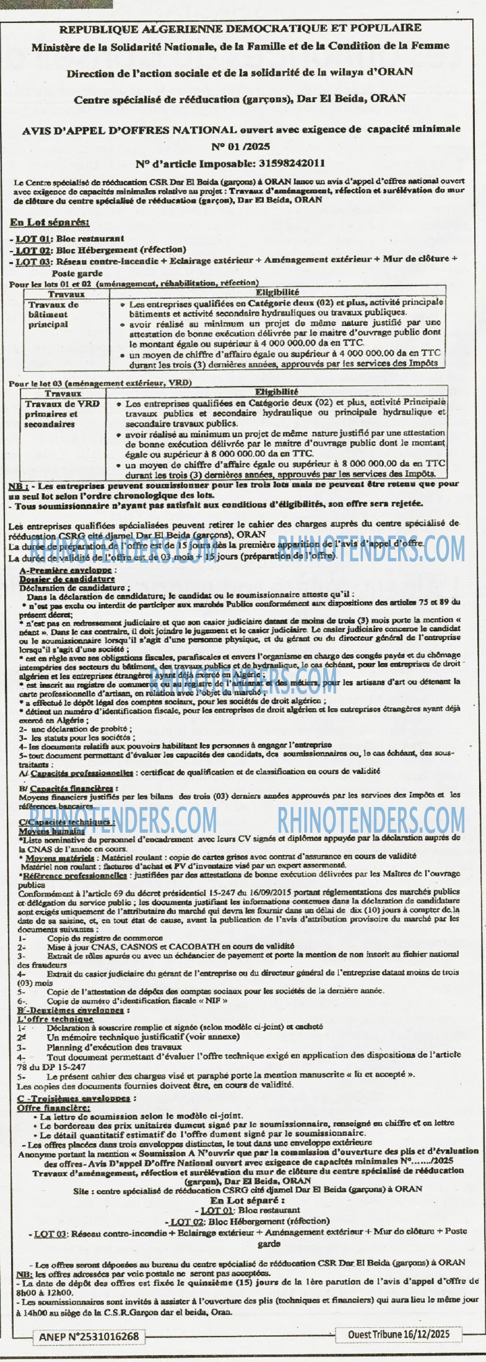 ouest TRIBUNE