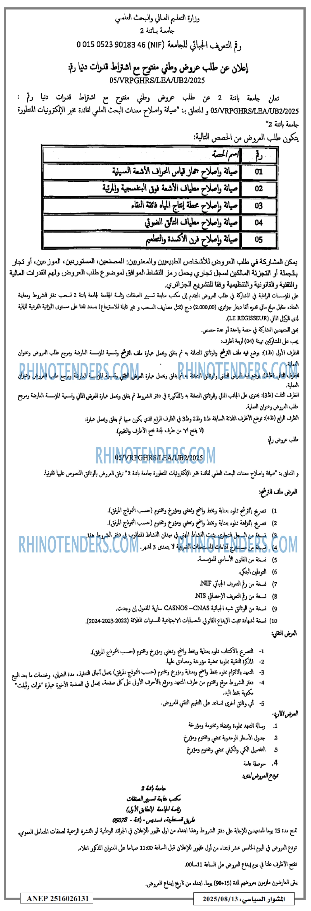 المشوار السياسي