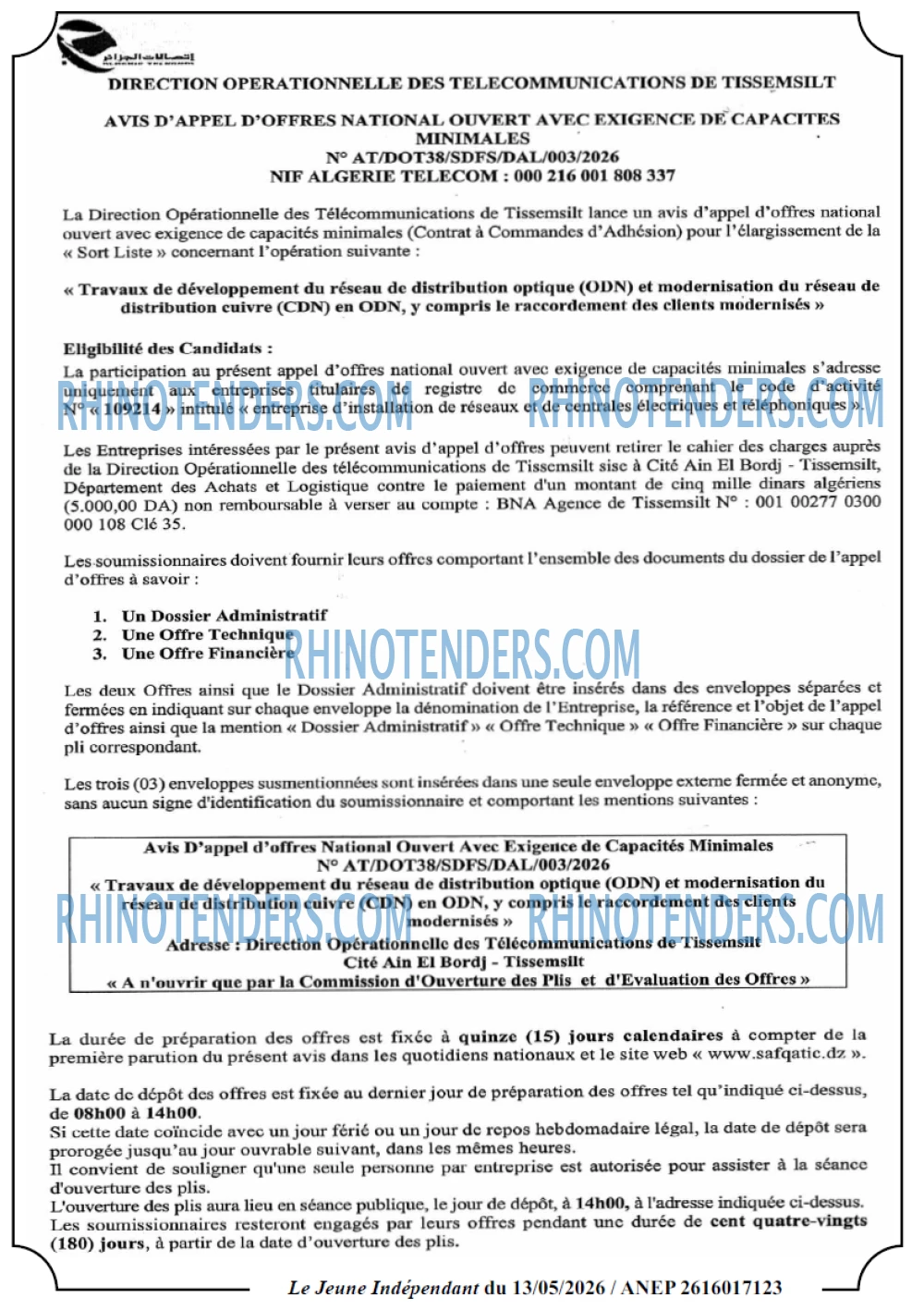 Jeune Independant