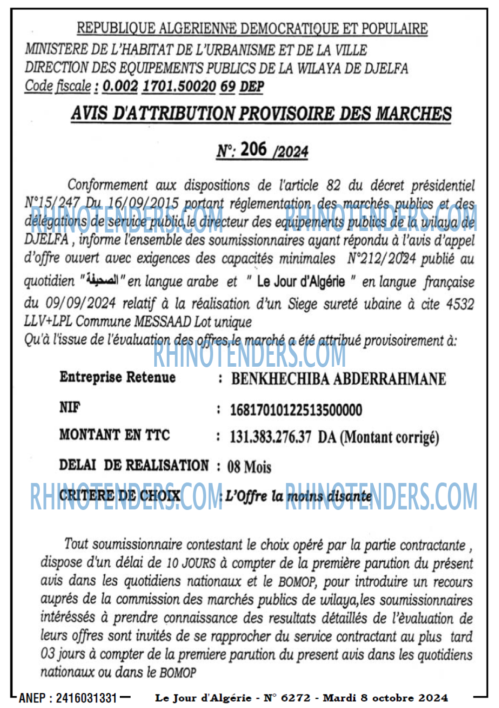 Le Jour d'Algérie