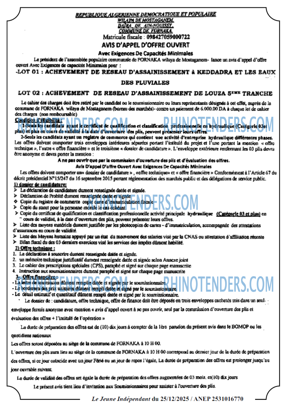 Jeune Independant