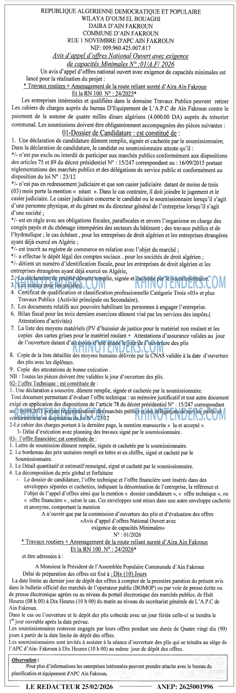 LE REDACTEUR