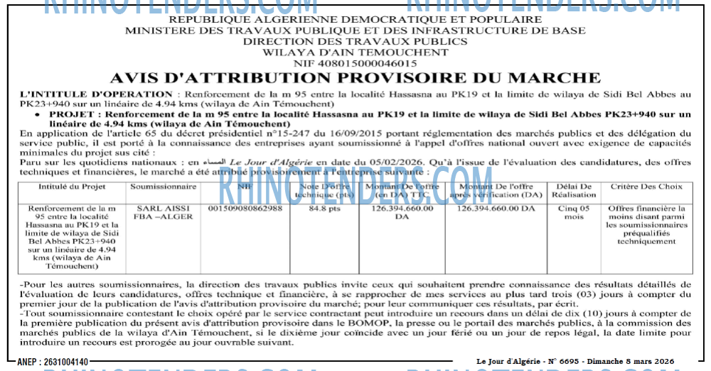 Le Jour d'Algérie
