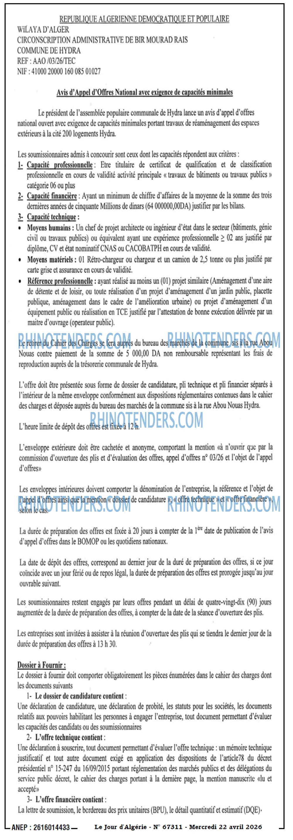 Le Jour d'Algérie