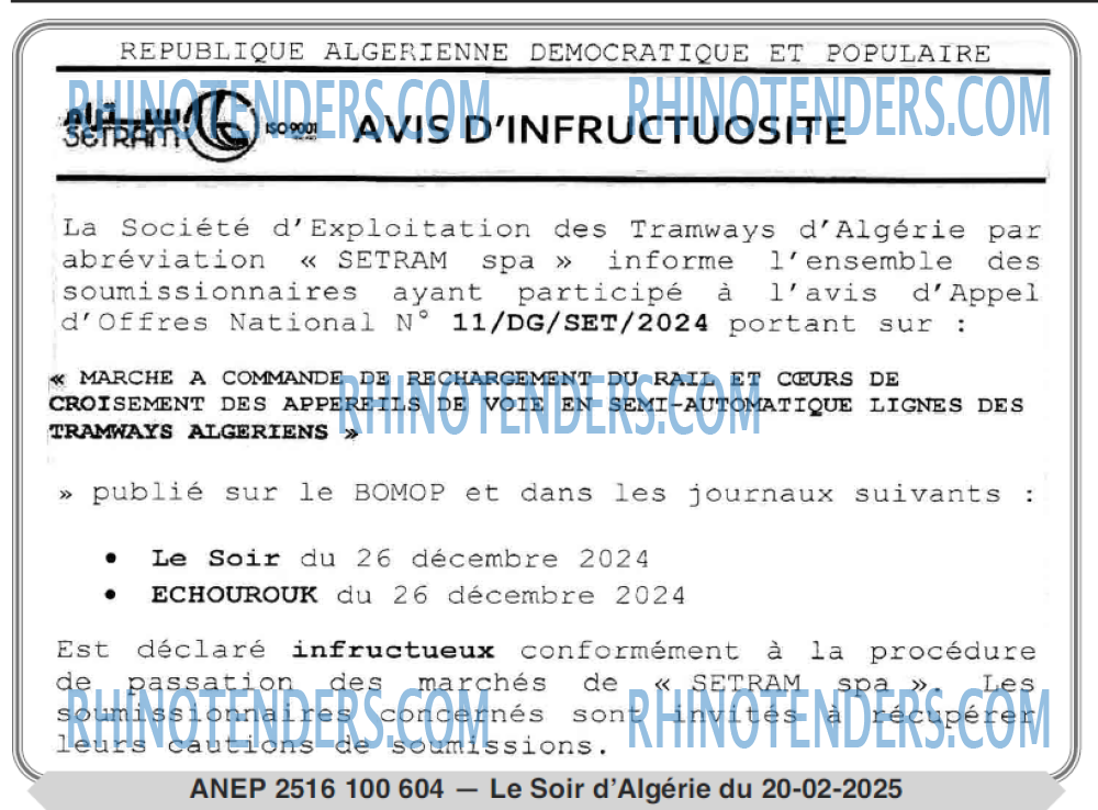 LE SOIR D'ALGERIE