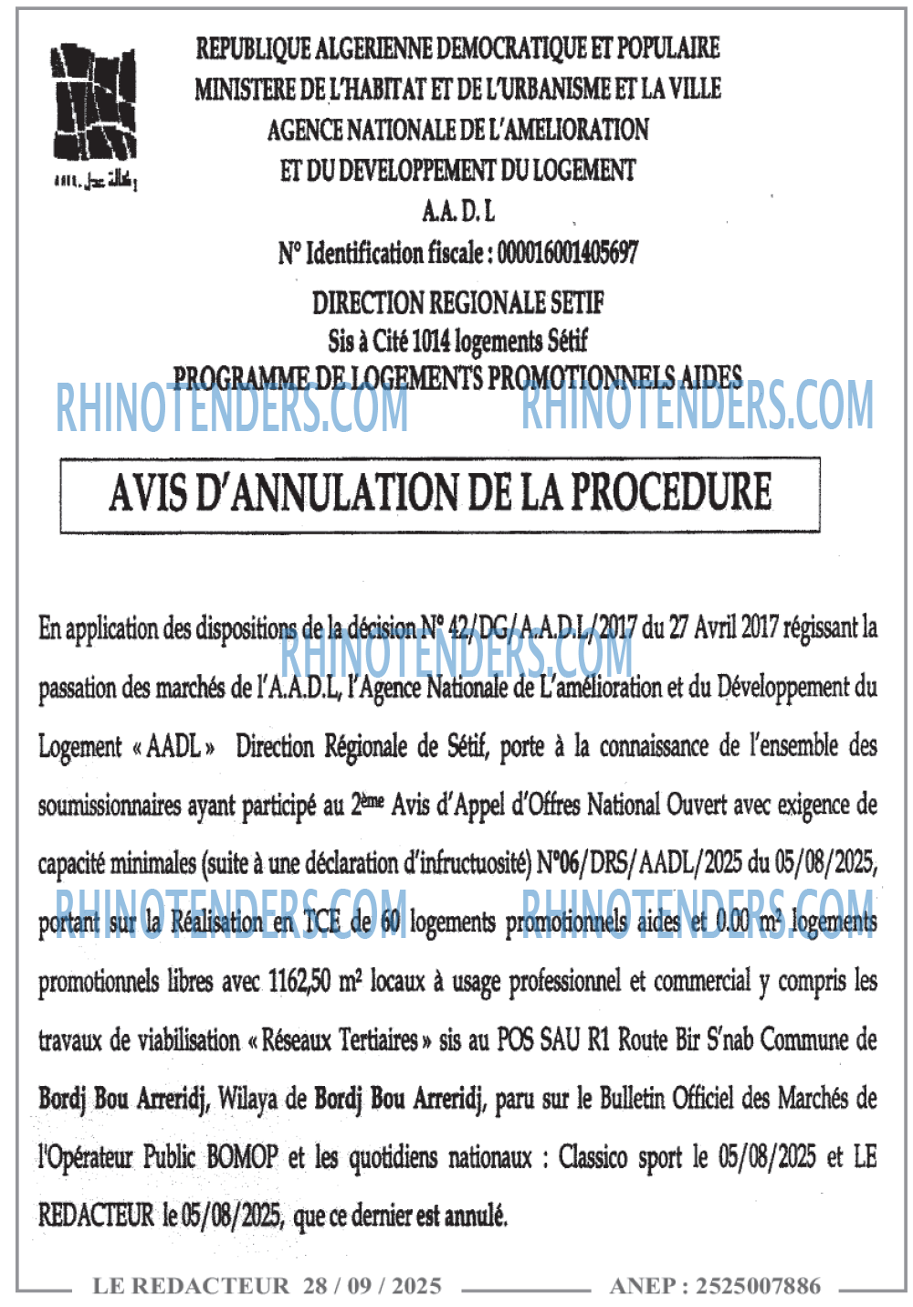 LE REDACTEUR