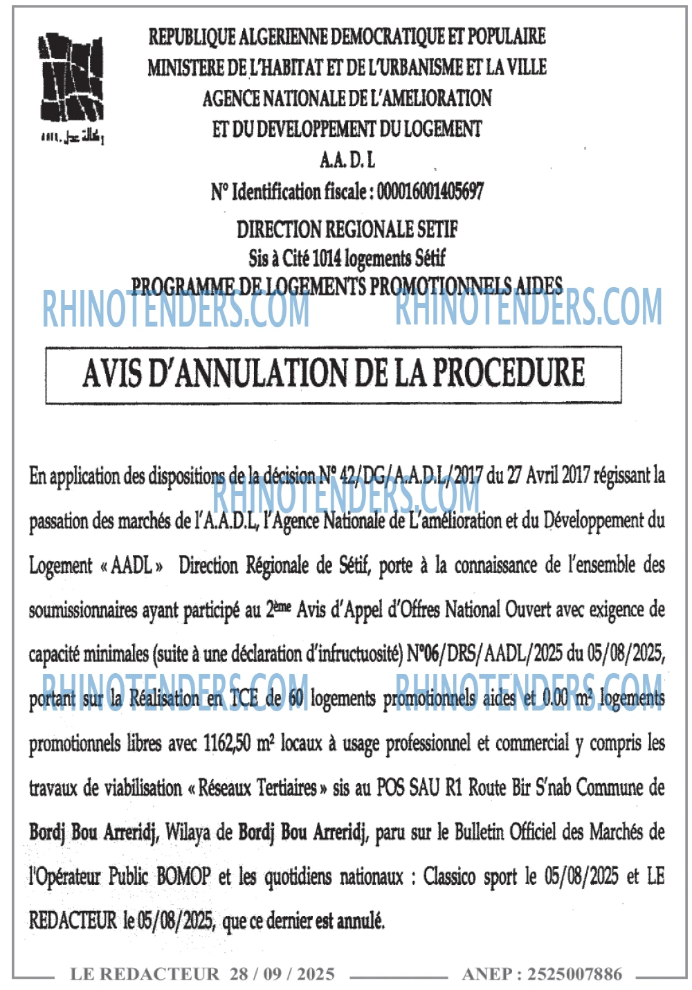 LE REDACTEUR