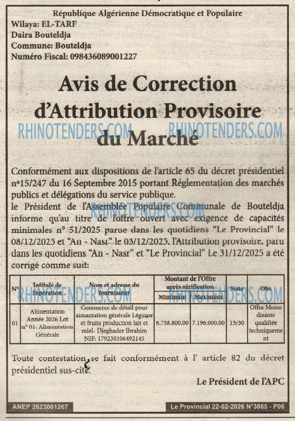 LE PROVINCIAL