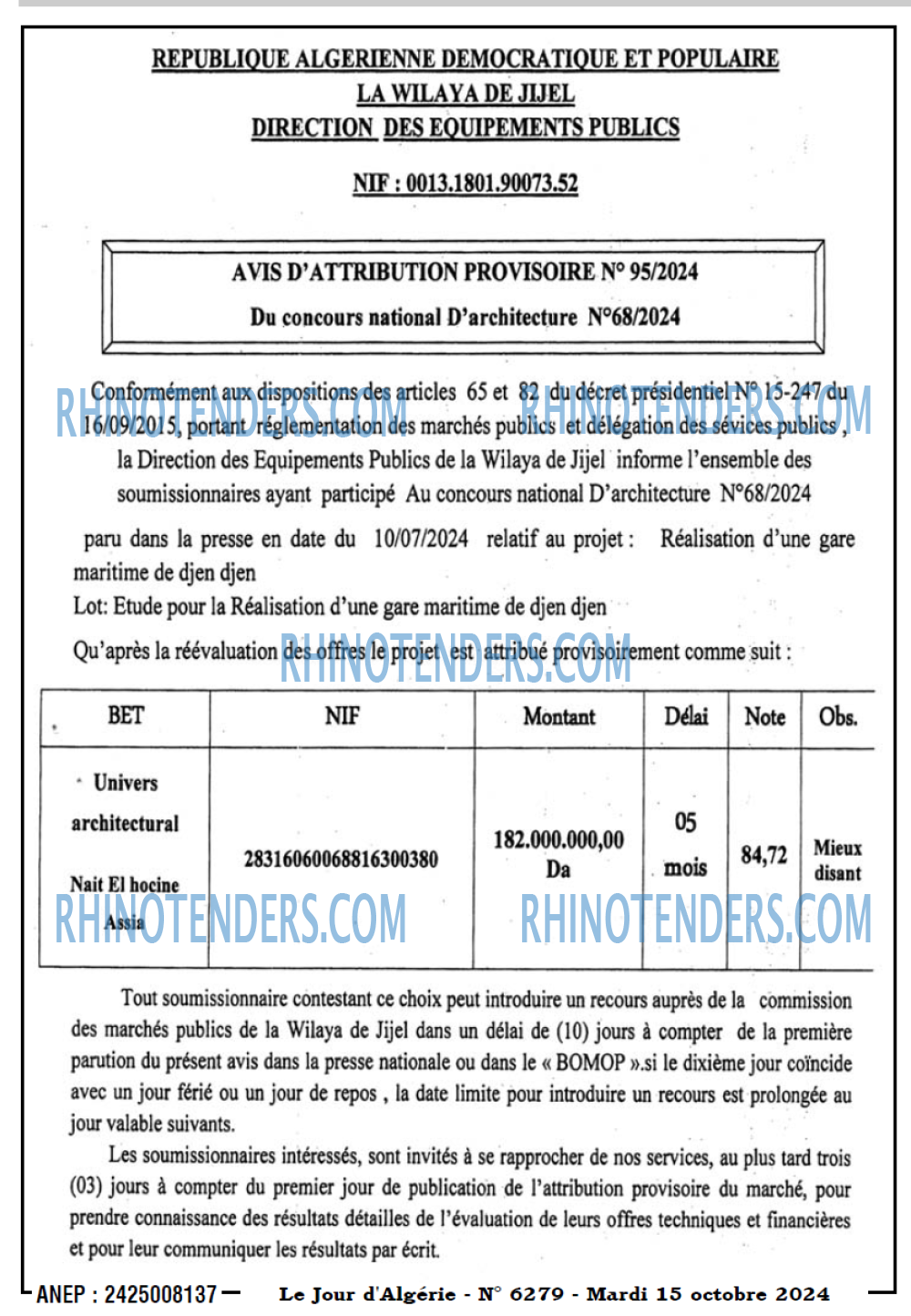 Le Jour d'Algérie