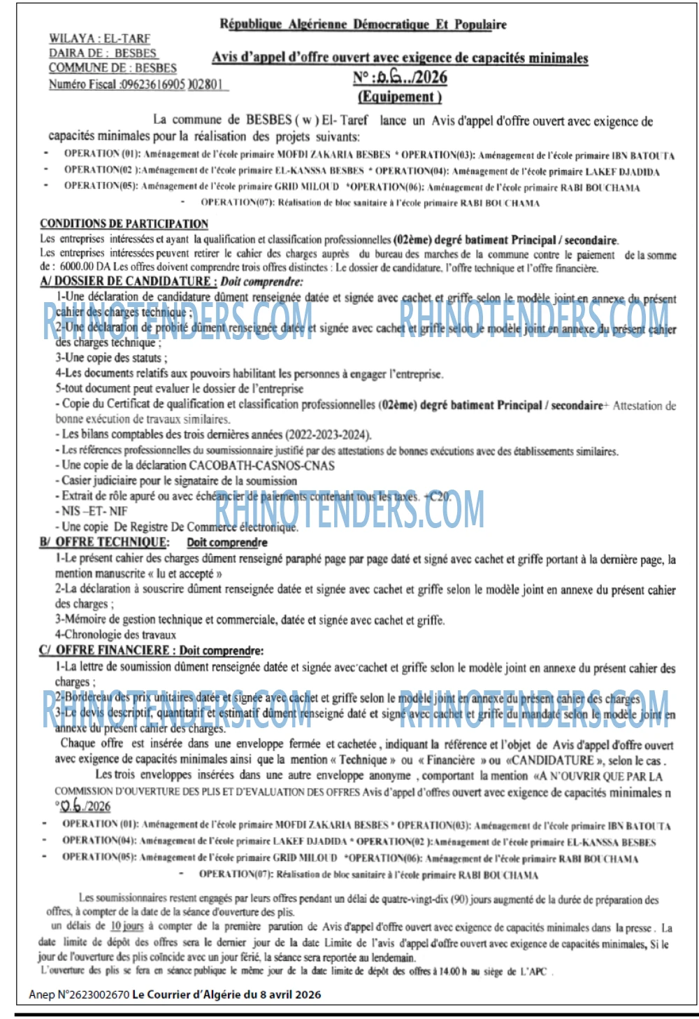 Le Courrier d'Algerie