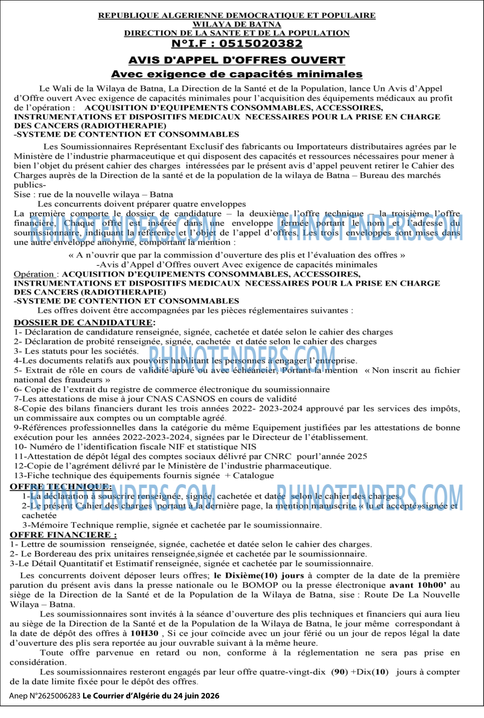 Le Courrier d'Algerie