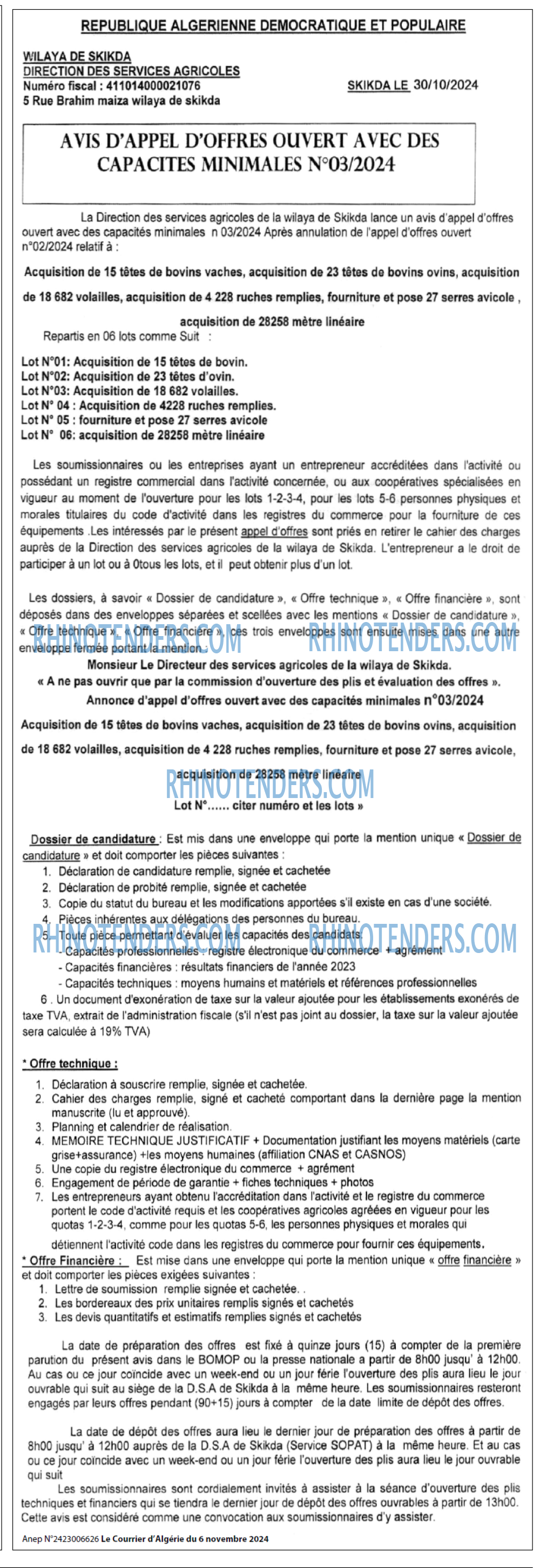 Le Courrier d'Algerie