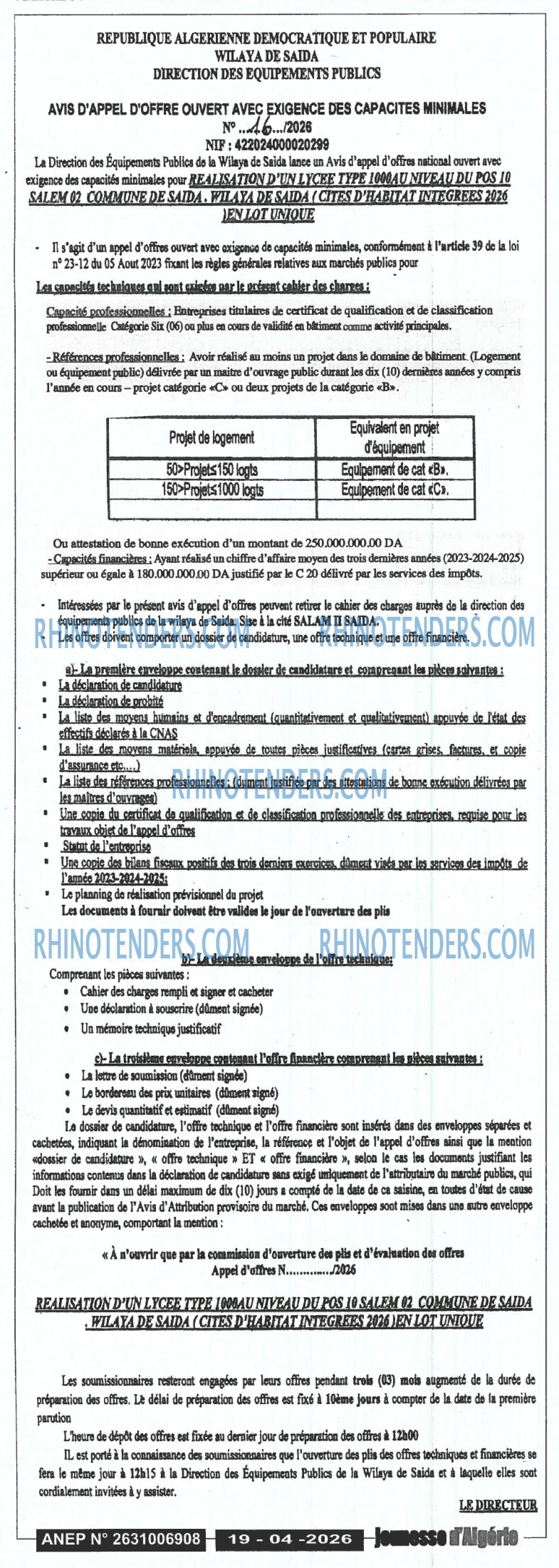 ALGERIE PRESSE