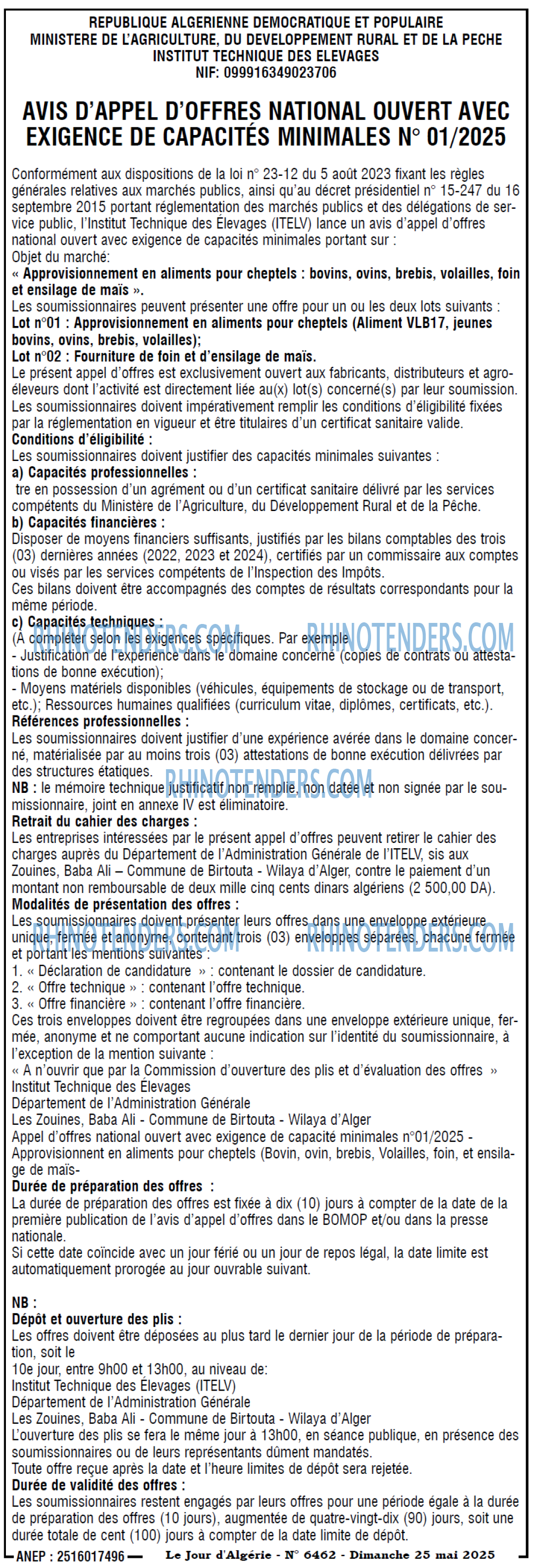 Le Jour d'Algérie