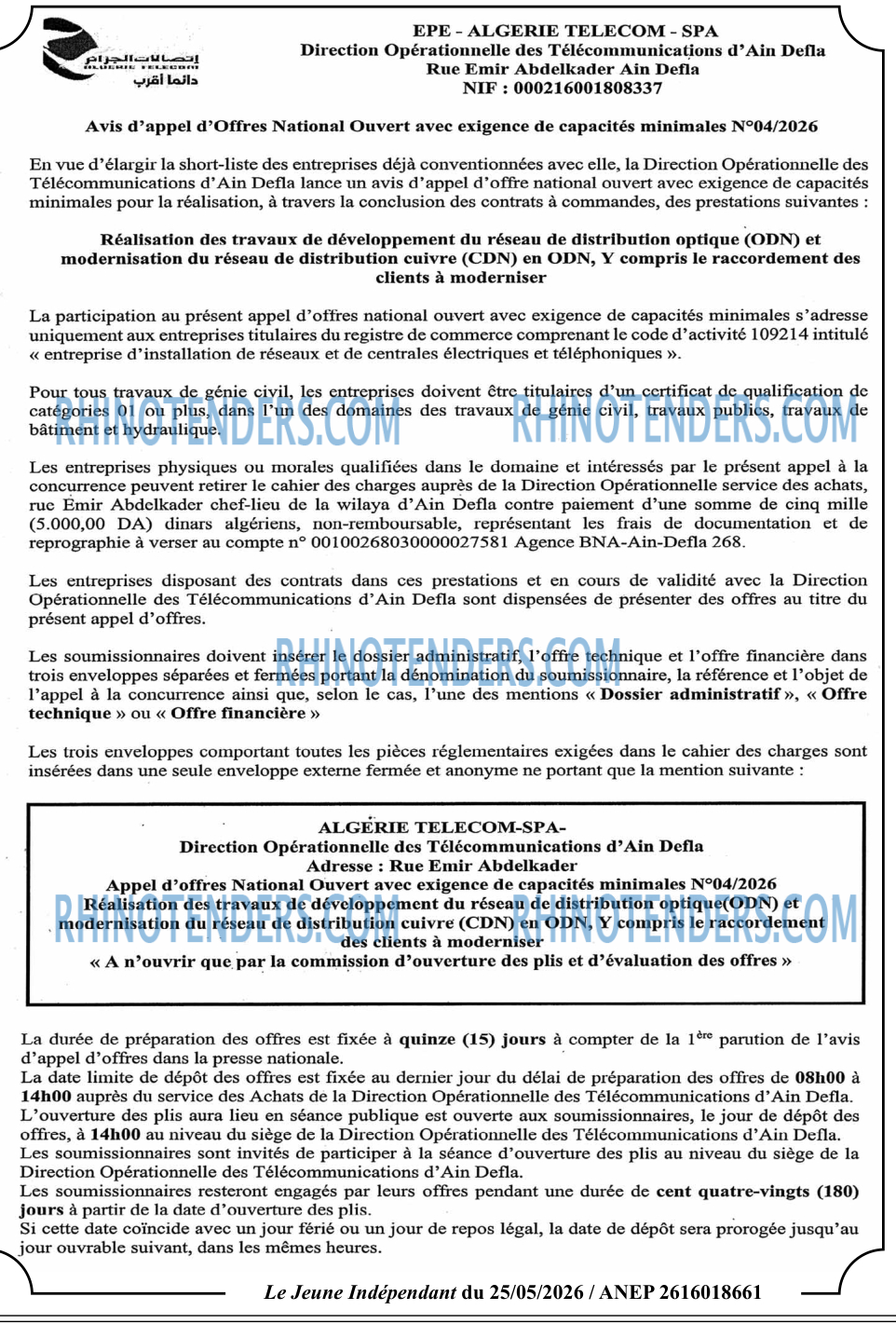 Jeune Independant