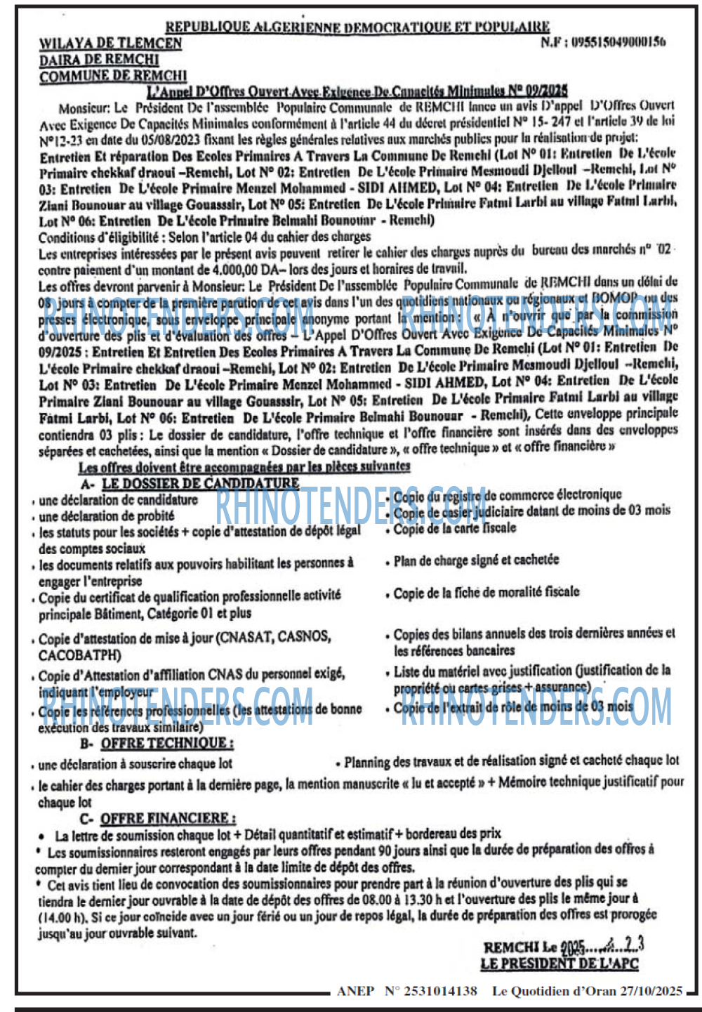 Le Quotidien d'Oran