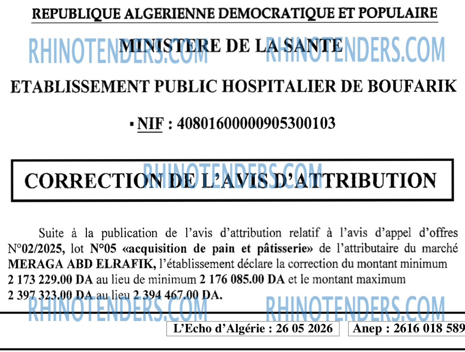 L'ECHO D'ALGERIE