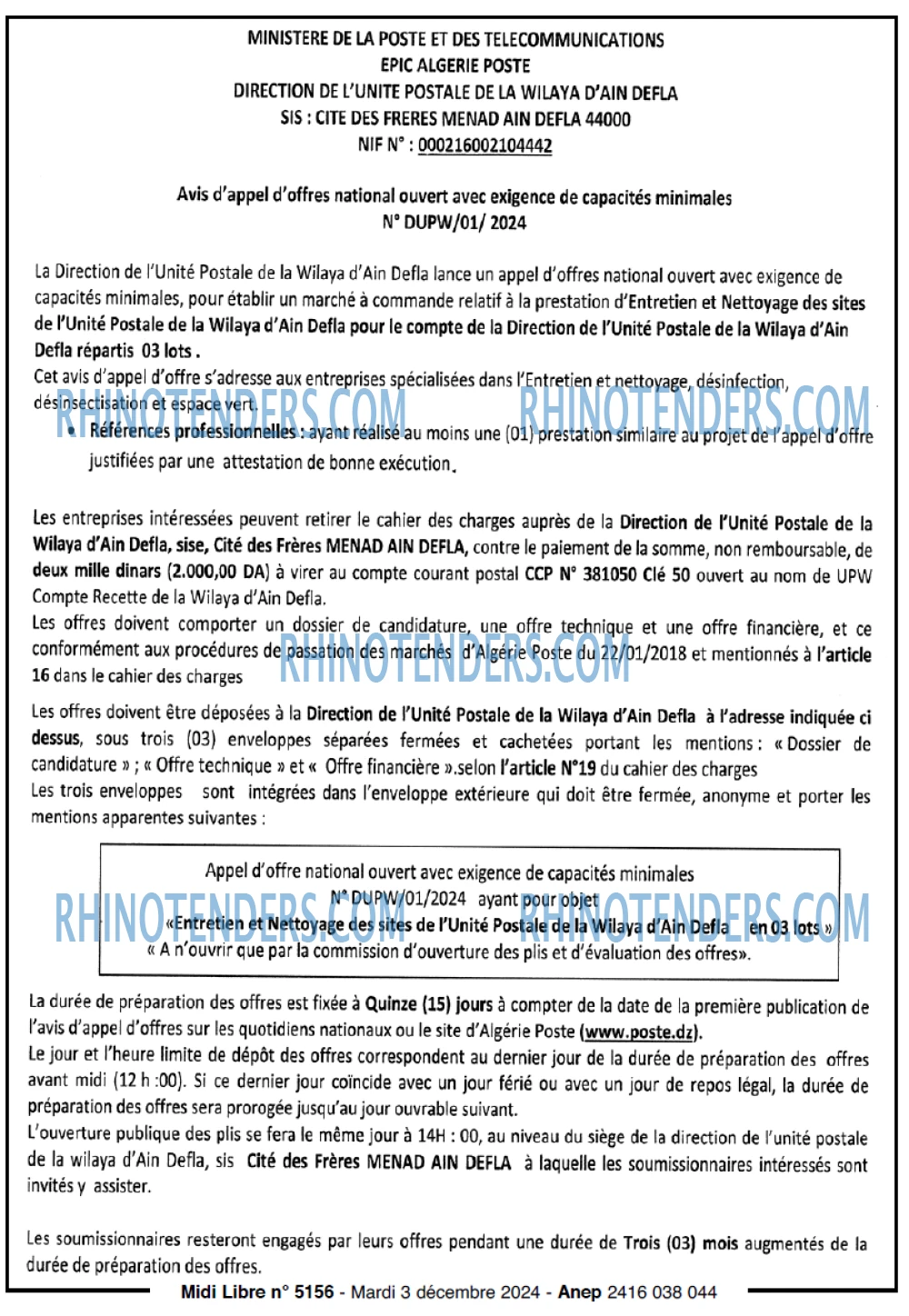 ALGERIE PRESSE