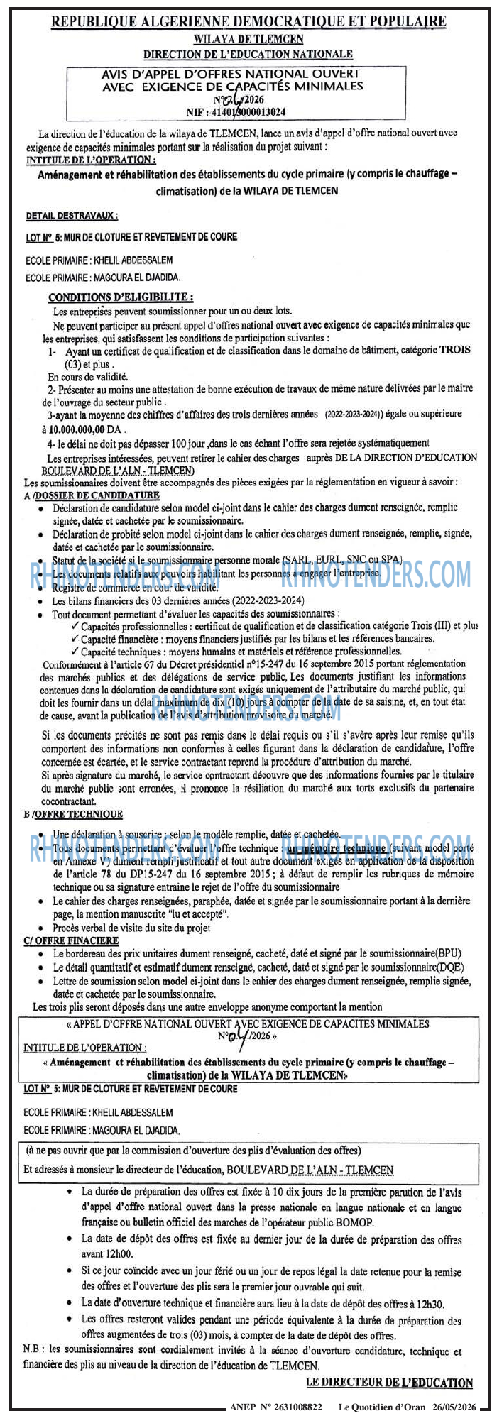 Le Quotidien d'Oran