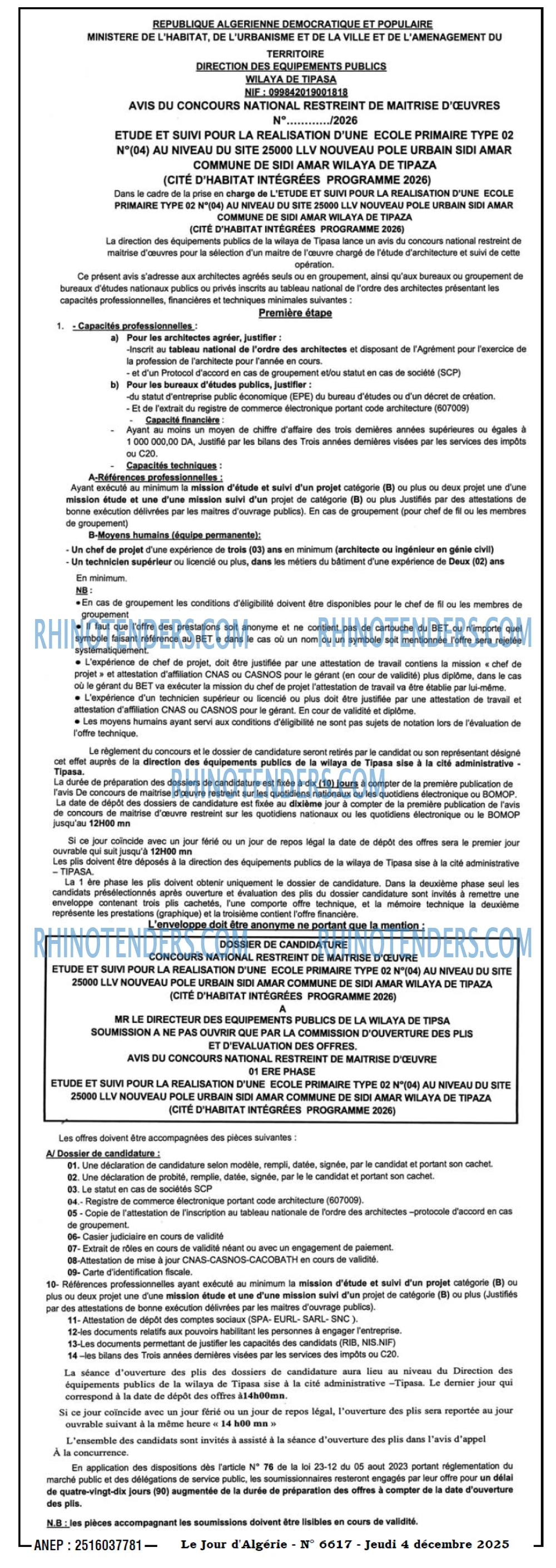 Le Jour d'Algérie