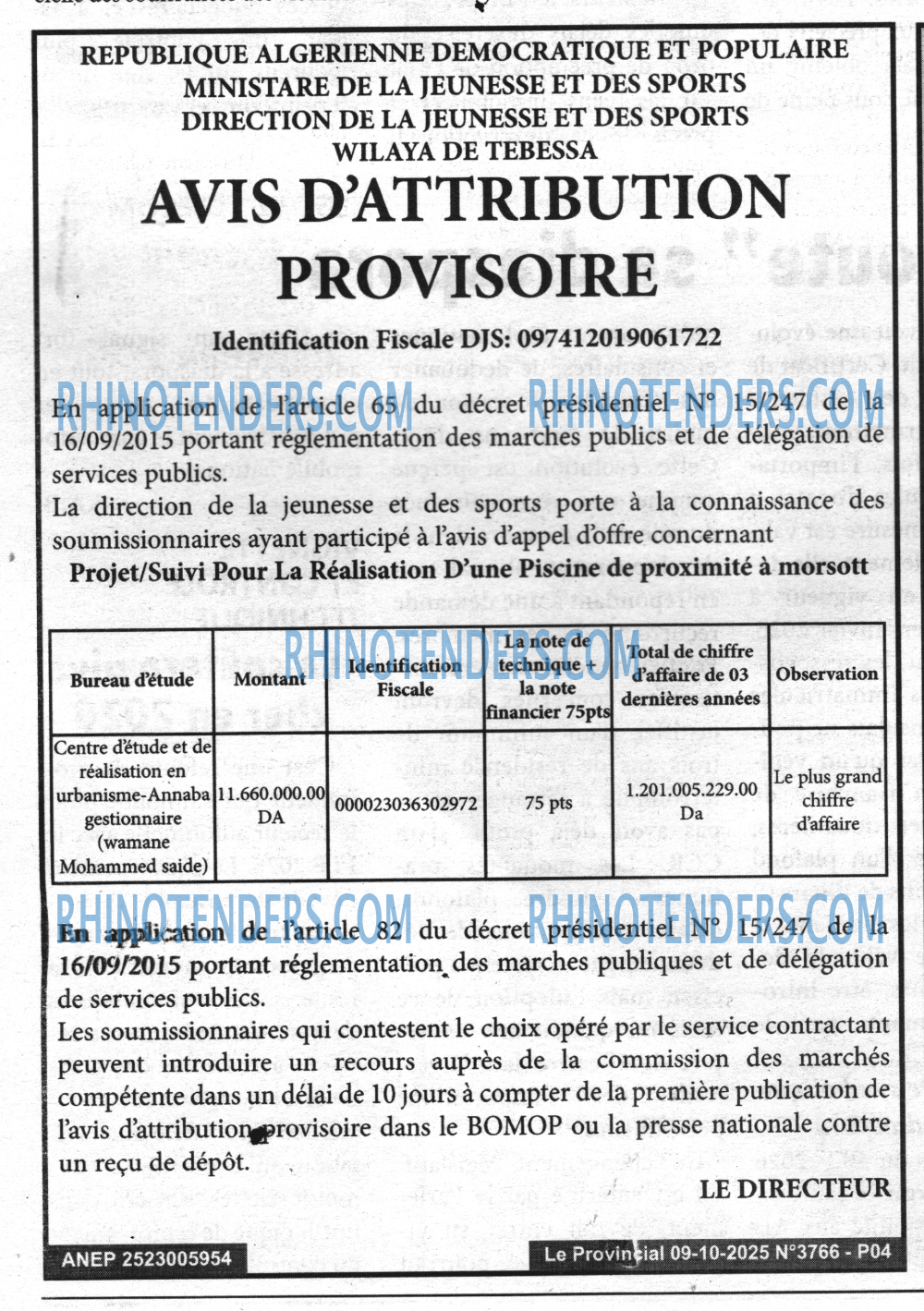 LE PROVINCIAL